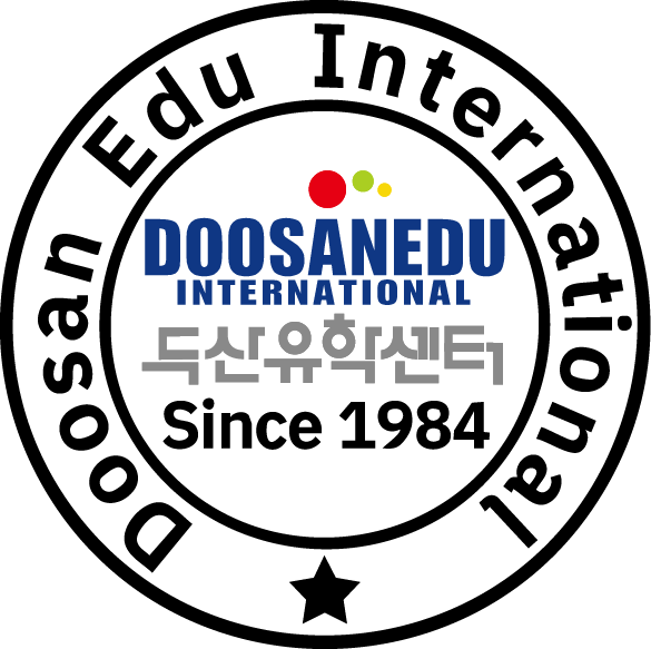 두산유학센터 Doosan Edu International 로고